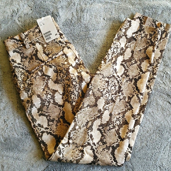 H&M Denim - H&M Snake prink slacks